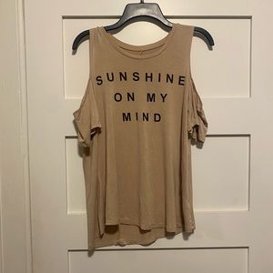 Apt 9 Cold Shoulder Top